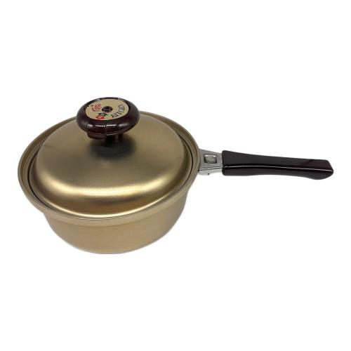 しばのキッチン (シバノキッチン) 片手鍋 ゴールド アルマイト製品 3P