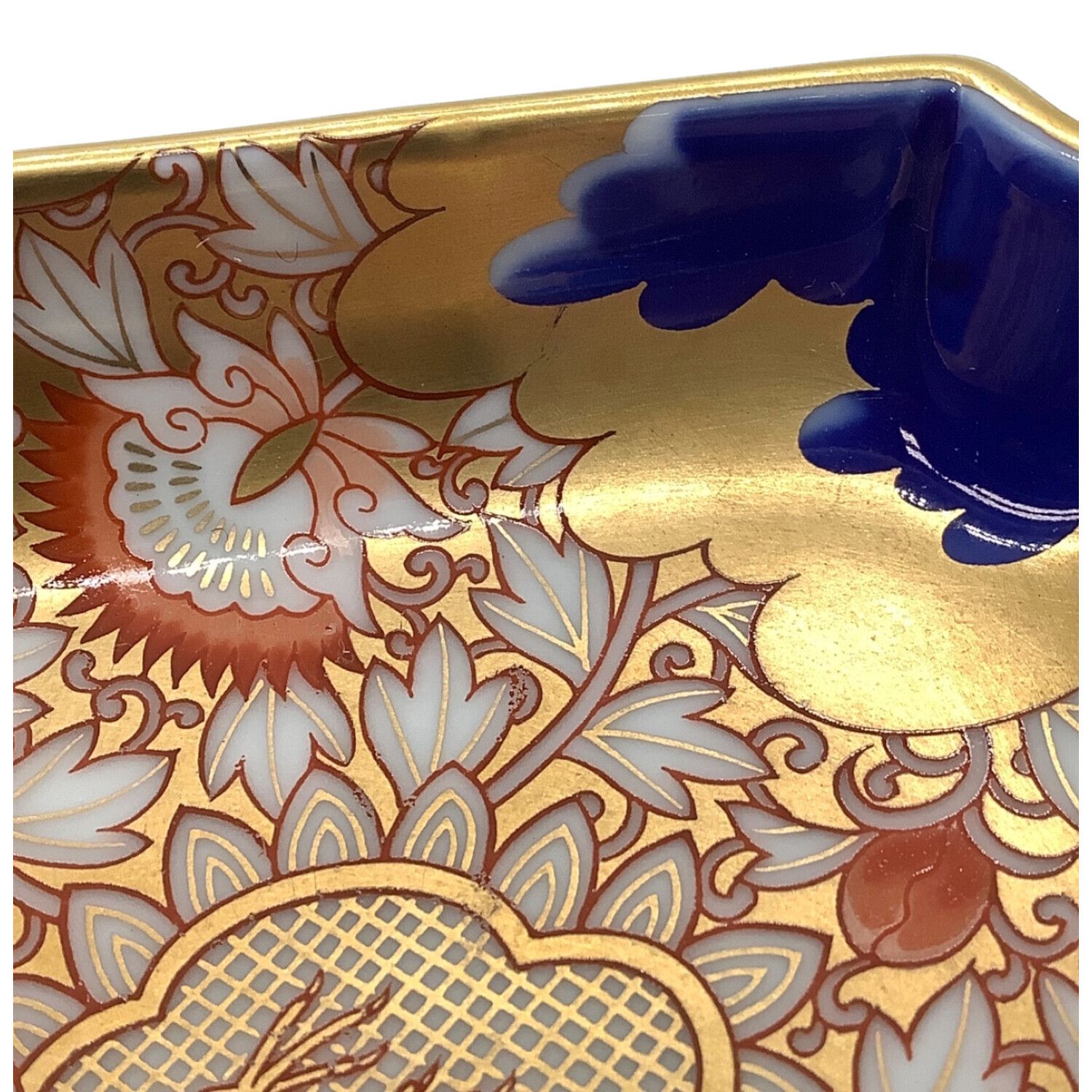 深川製磁 (フカガワセイジ) 飾り皿 金彩 染錦鳳凰唐草｜トレファクONLINE