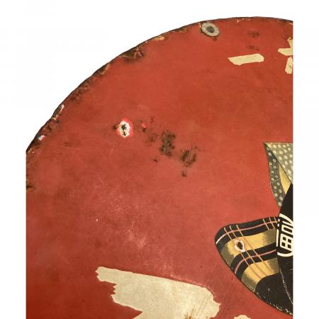 レトロインテリア ブリキ看板「袋足助福」 福助足袋｜トレファクONLINE