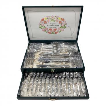 LUCKYWOOD (ラッキーウッド) カトラリーセット 18-10 ステンレス