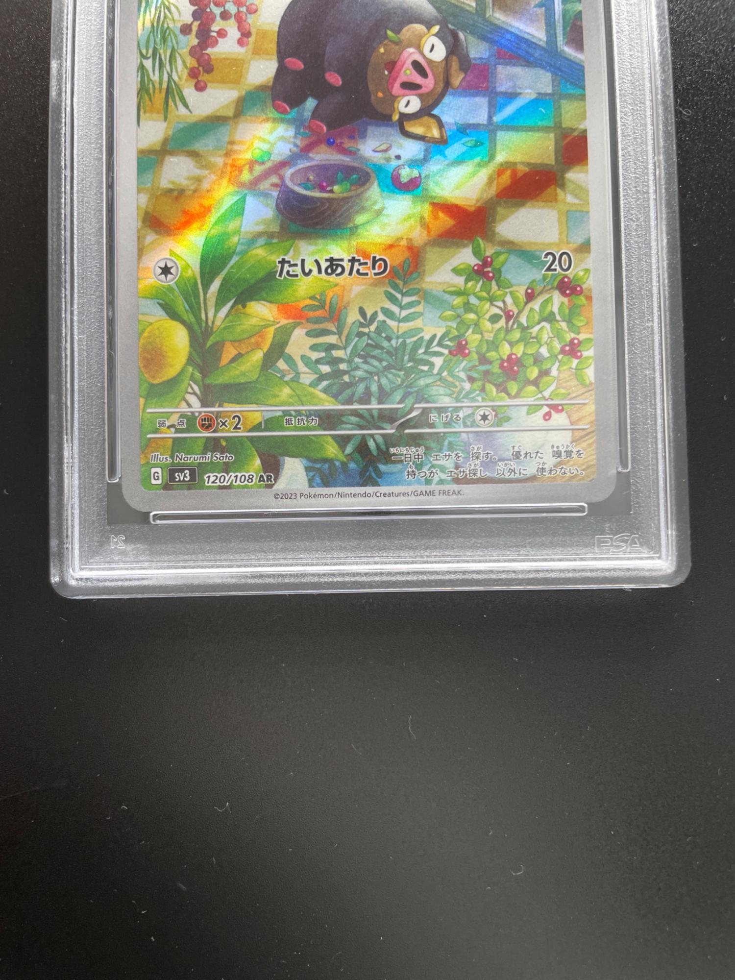 ポケモンカード PSA10 グルトン 120/108 AR 拡張パック 黒炎の支配者