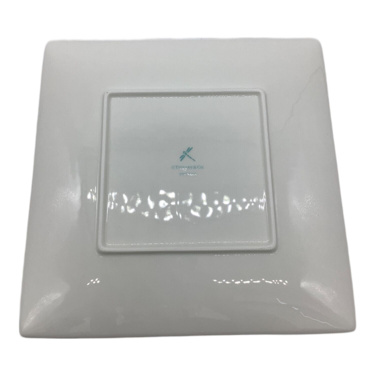 TIFFANY & Co. (ティファニー) スクエアプレート ブルーリボン 25cm