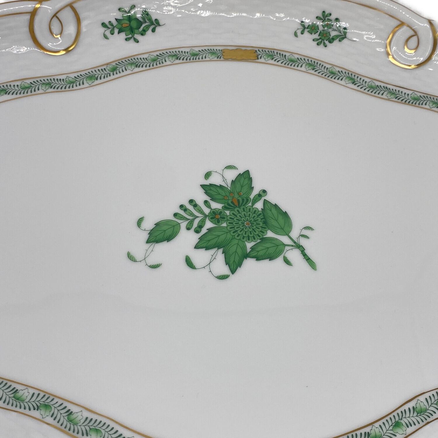 Herend (ヘレンド) パーティートレイ アポニーグリーン｜トレファクONLINE