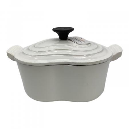 LE CREUSET (ルクルーゼ) ココットダムール 19cm ホワイト｜トレファク