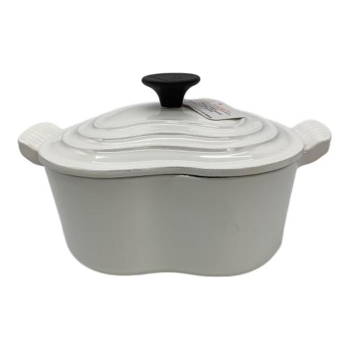LE CREUSET (ルクルーゼ) ココットダムール 19cm ホワイト｜トレファク