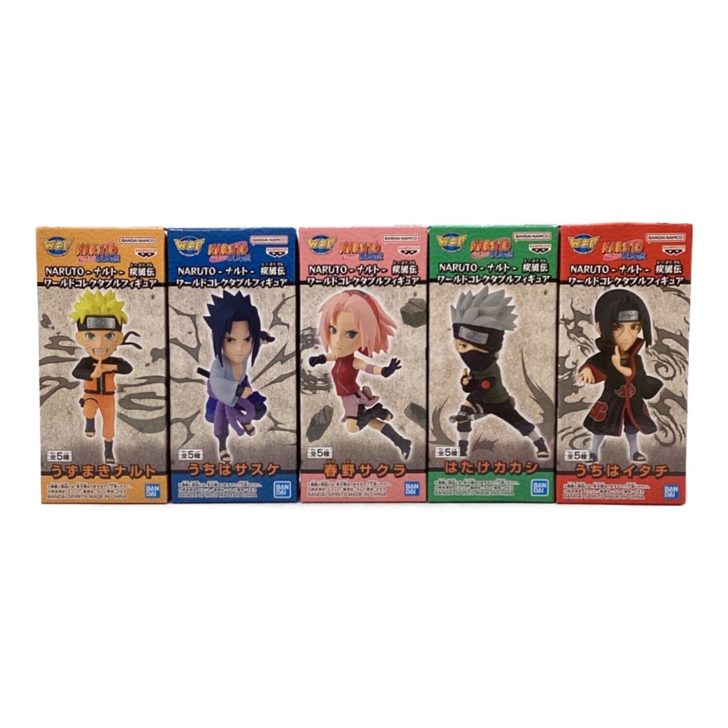 フィギュア 全5種セット 「NARUTO-ナルト- 疾風伝」 ワールド