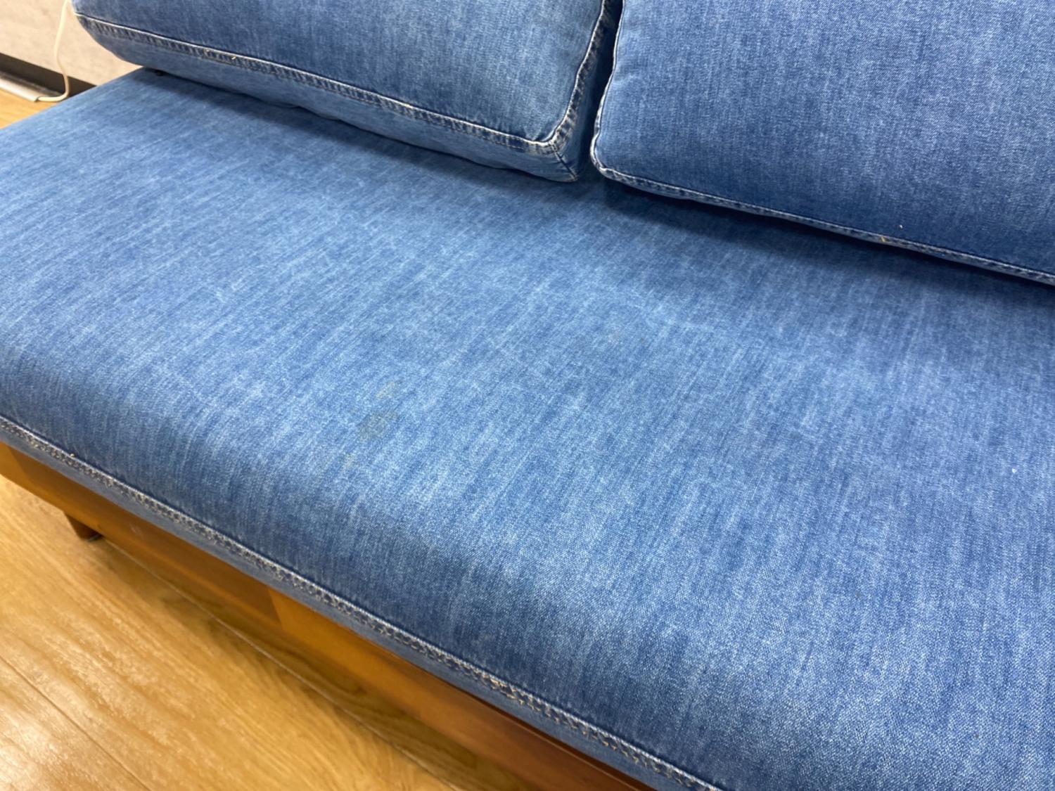 UNICO (ウニコ) 2人掛けソファー SWELLA(スウェラ) デニム生地