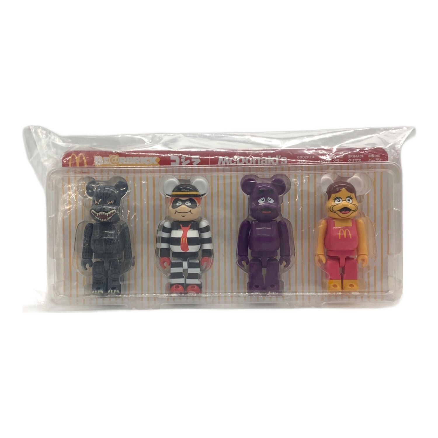 BE@RBRICK (ベアブリック) フィギュア ゴジラVSマクドナルド