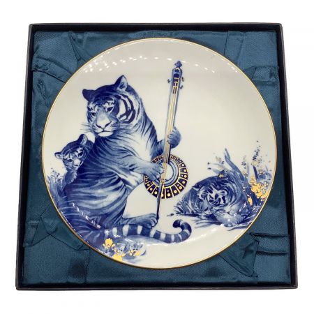 Meissen (マイセン) イヤープレート 森の中の虎の親子/干支/2010年