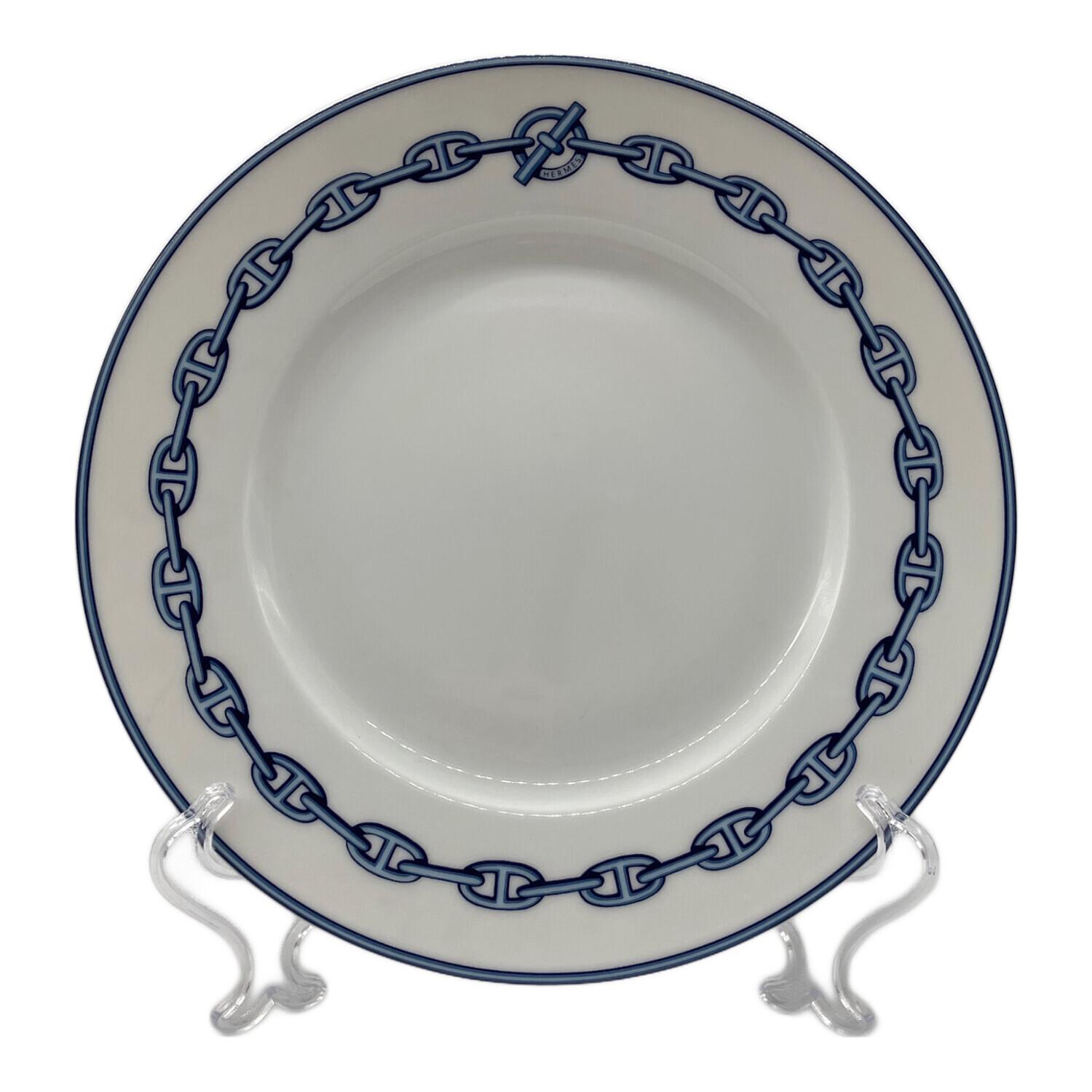 HERMES (エルメス) デザートプレート 約22.5cm Chaine d'Ancre