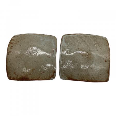 魯山人写 美食道楽 和食器揃 祥山 色絵銀彩糸巻文四方皿｜トレファクONLINE