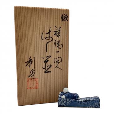 京焼 平安 加藤利昌 染付山水之図 角皿 5客揃｜トレファクONLINE