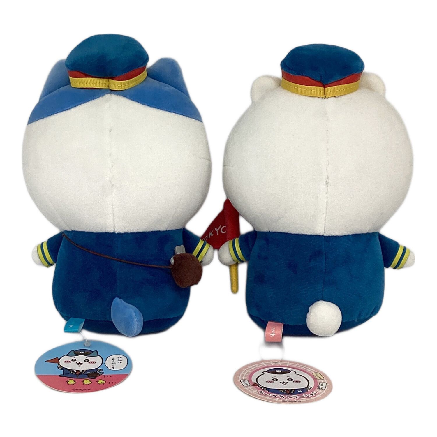 ちいかわ 駅員さんなぬいぐるみS ハチワレ 東京ステーション レア 正規