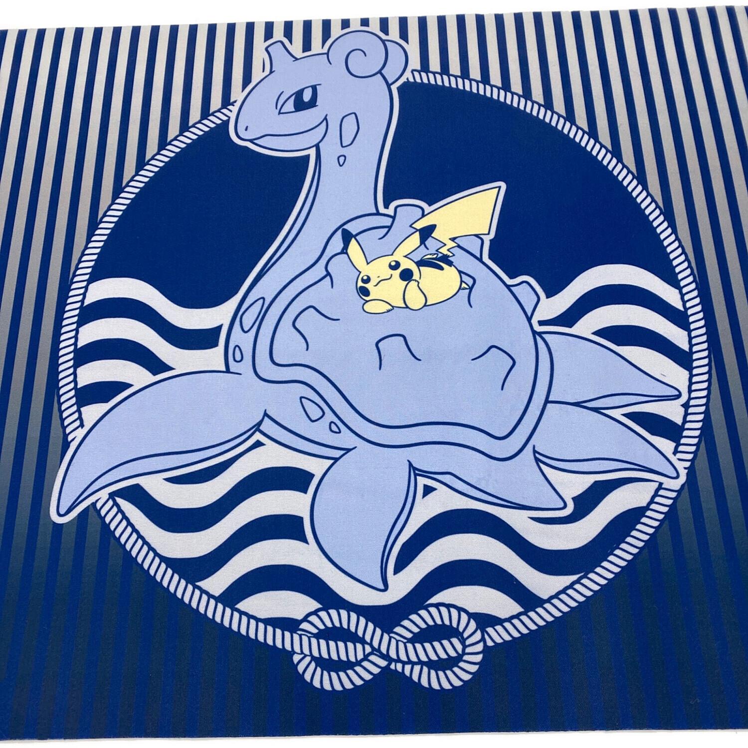 ポケモン ラバープレイマット＆バッグ ラプラス ポケモンワールド