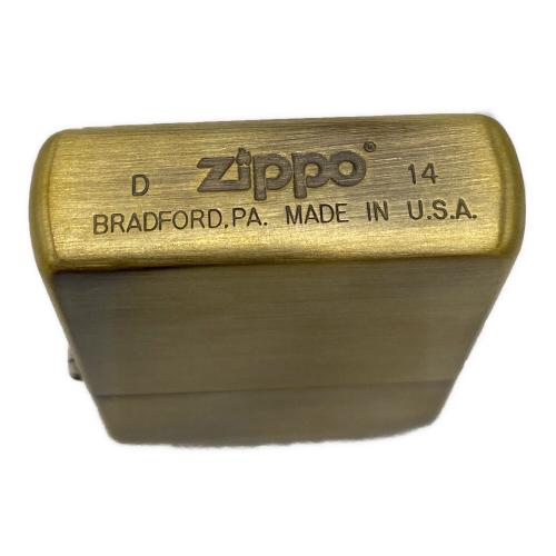 ZIPPO (ジッポ) ZIPPO スカル 十字架 ☆ D14 真鍮(ブラス)｜トレファク