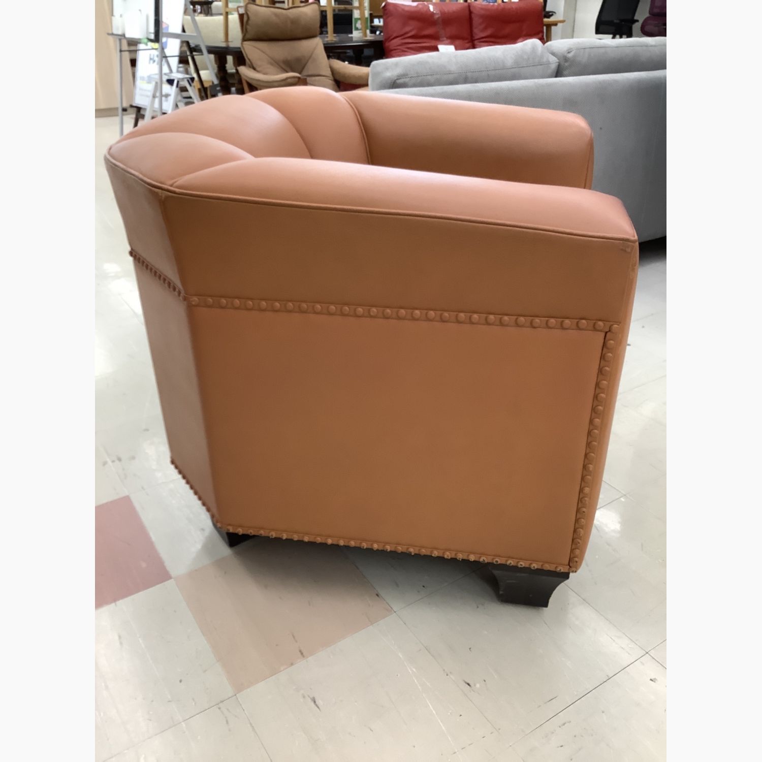 WITTMANN (ヴィットマン) 1人掛けソファー ブラウン 1人掛け 総革