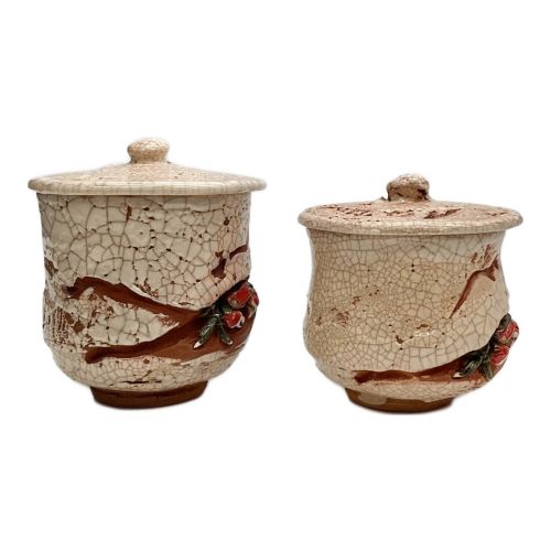 楽山焼 夫婦湯呑 天神蟹 玉井楽山｜トレファクONLINE