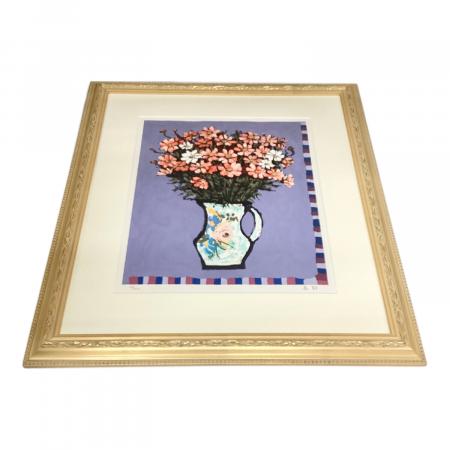 上野泰郎「コスモス」 リトグラフ 額装｜トレファクONLINE