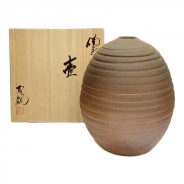 丹波立杭焼 壷・花入れ □市野陶山｜トレファクONLINE