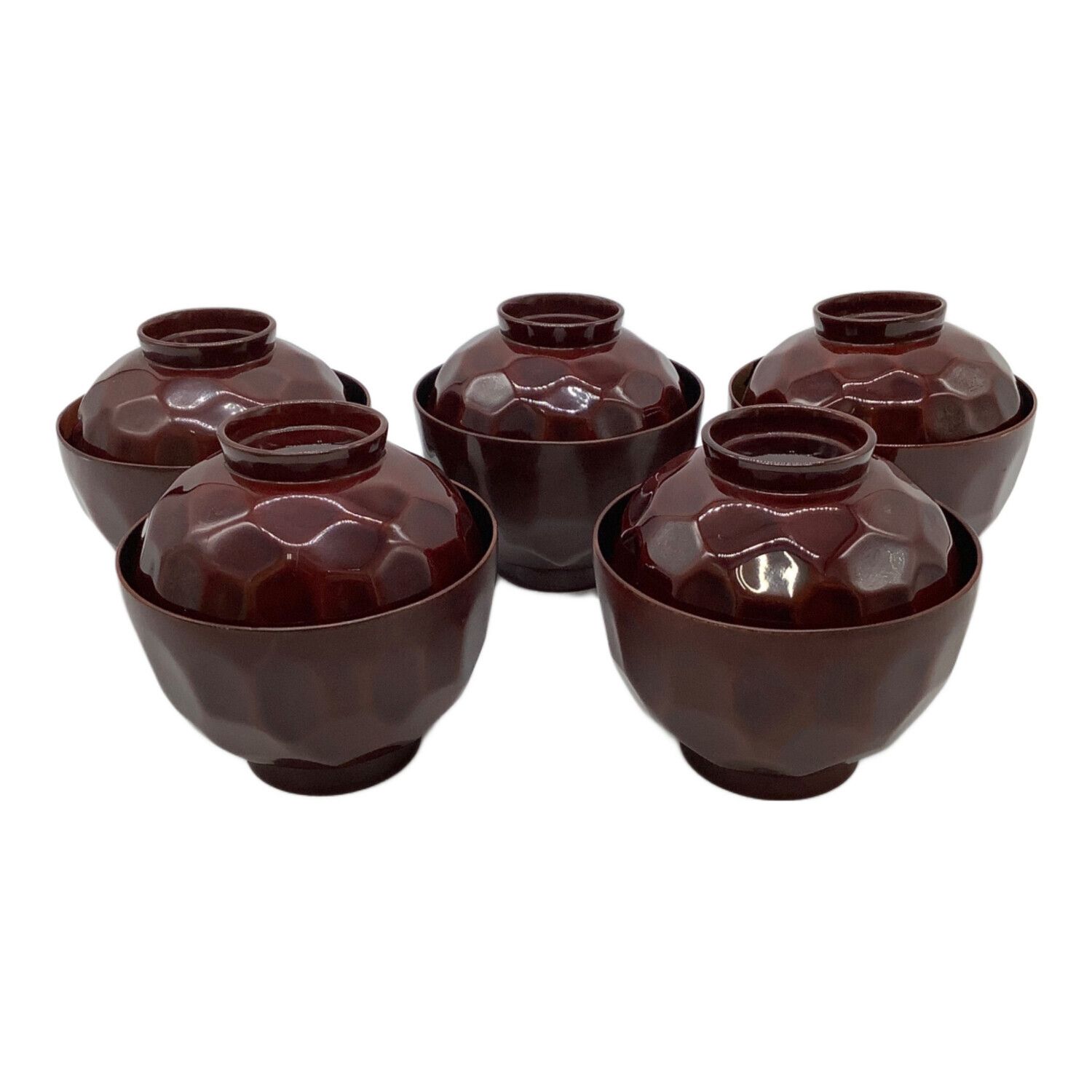 輪島塗 (ワジマヌリ) 亀甲型春秋蒔絵模様吸物椀 輪洲造｜トレファクONLINE