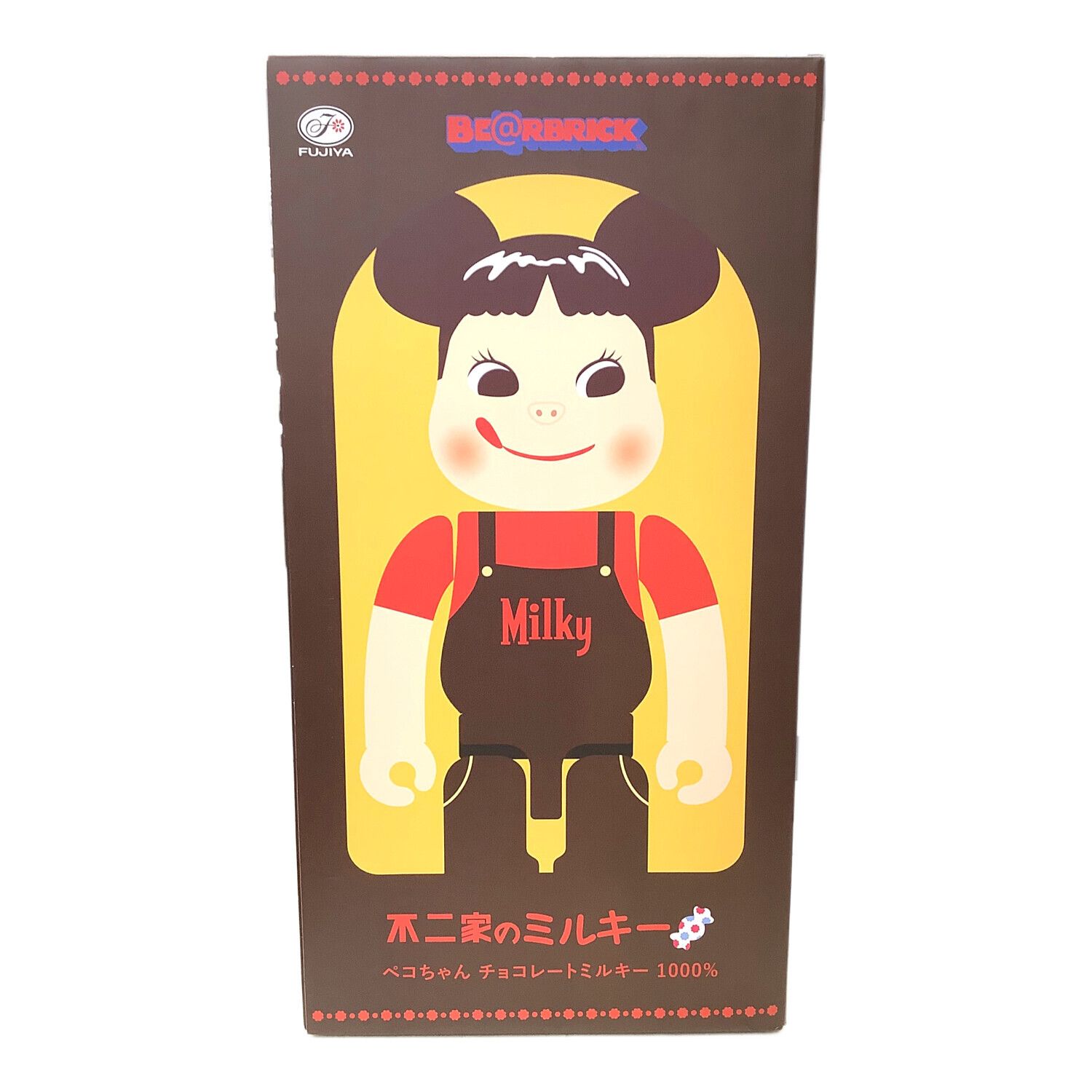 MEDICOM TOY BEAR BRICK フィギュア ペコちゃんチョコレートミルキー