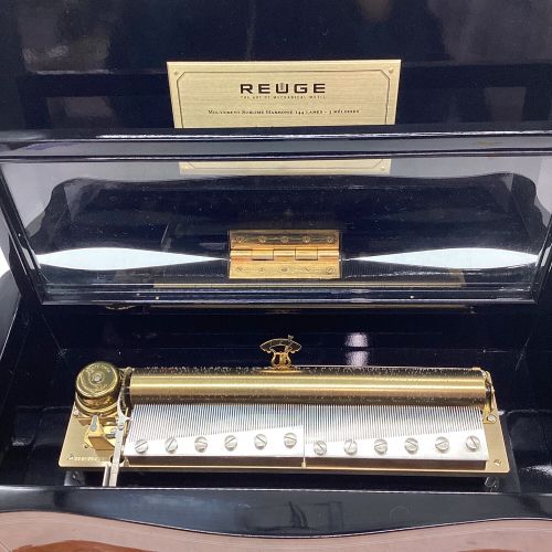 REUGE (リュージュ) オルゴール(144弁) ロマーナ白バラ モーツアルト