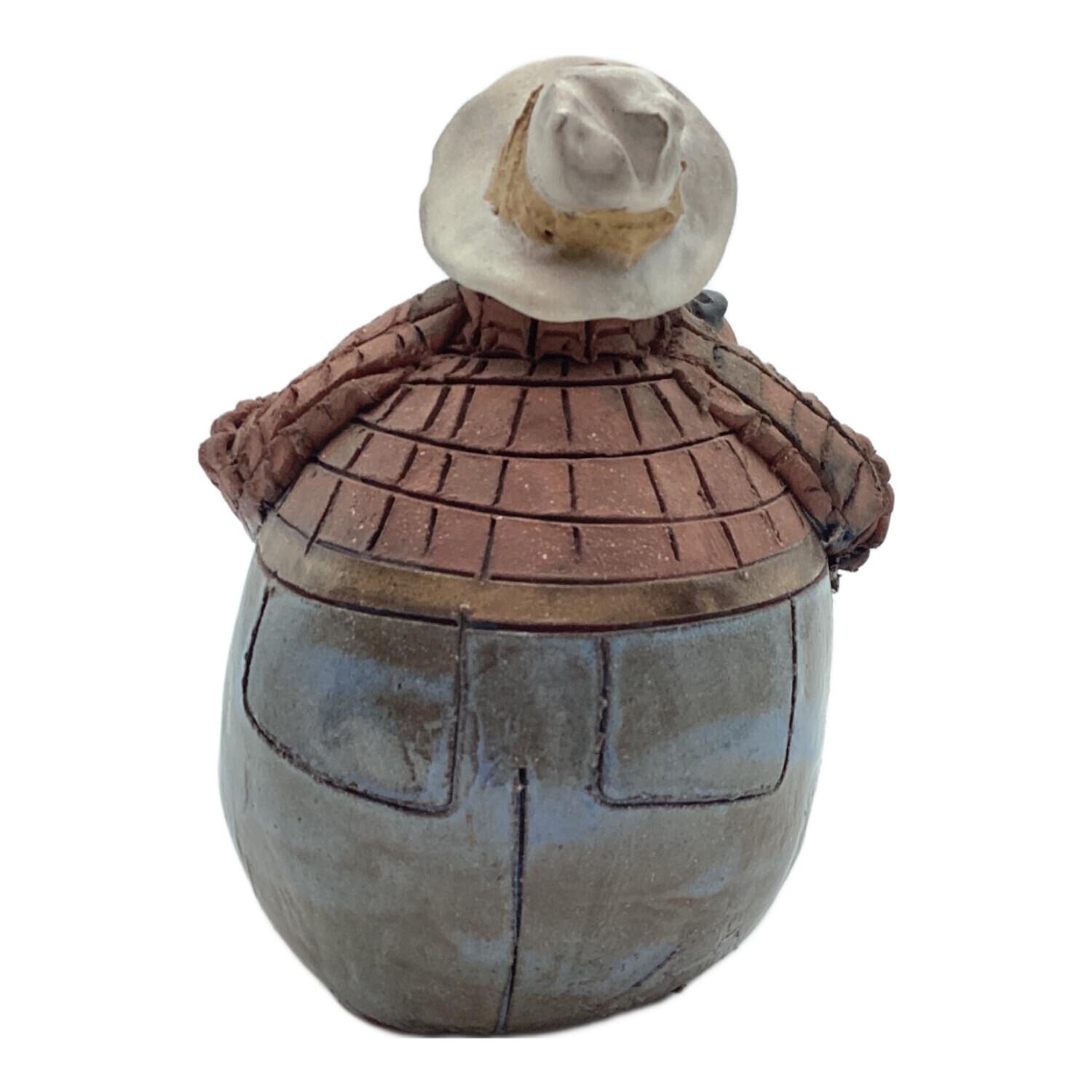 インテリア小物 陶器人形 釣り人｜トレファクONLINE