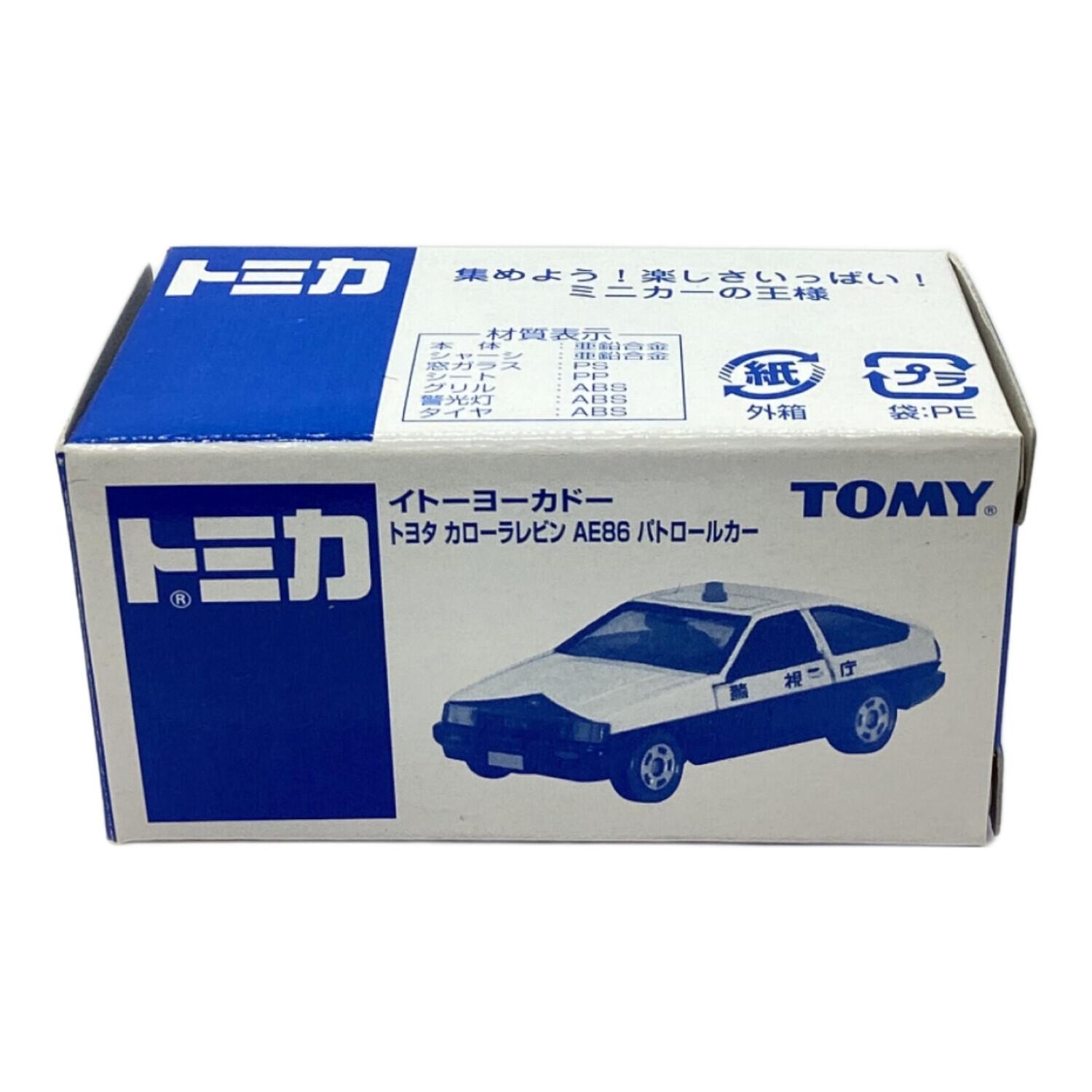 TOMY (トミー) トミカ トヨタ カローラレビン AE86 パトロールカー