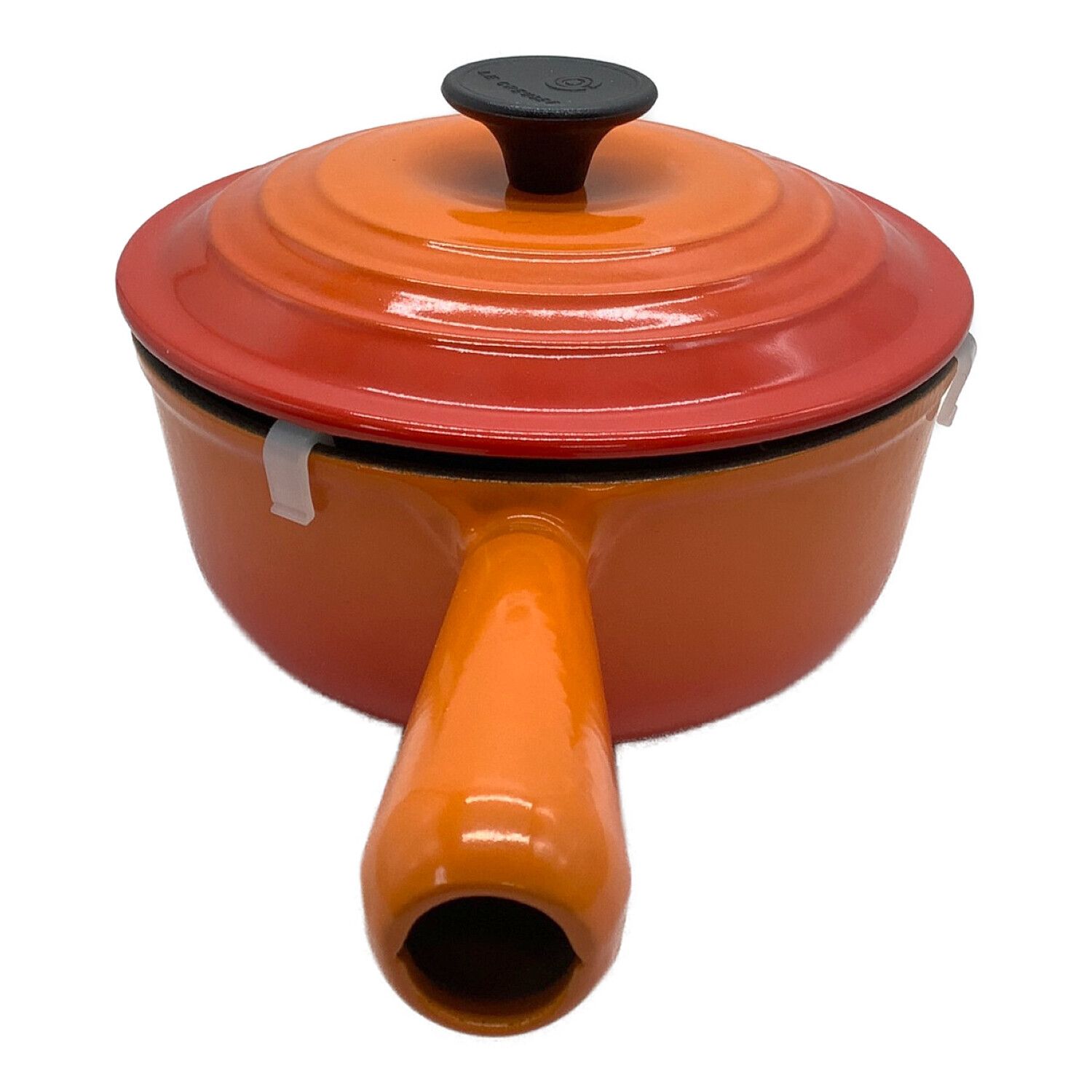 LE CREUSET (ルクルーゼ) 片手鍋 オレンジ シグニチャー ソースパン