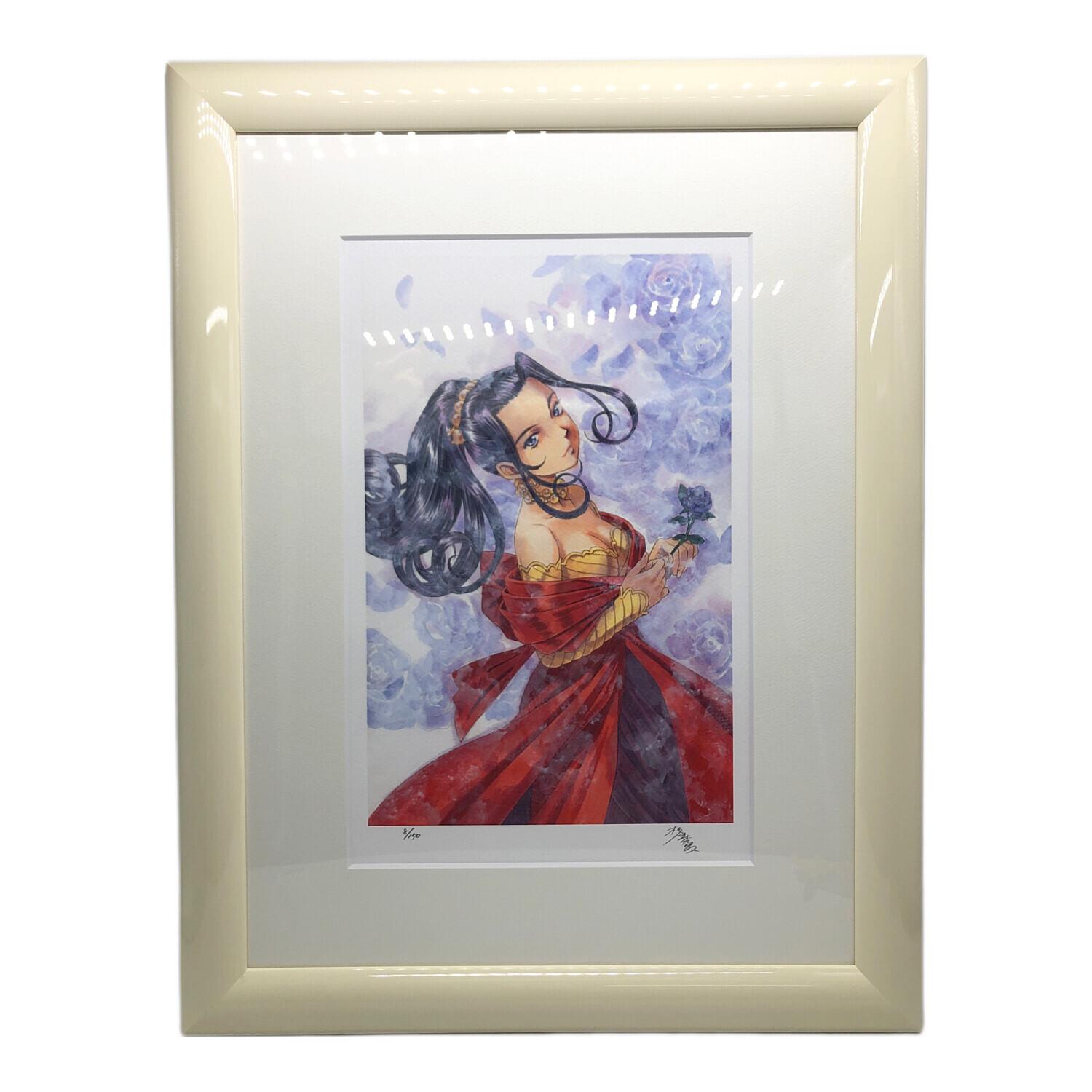 サクラ大戦 リトグラフ ジークレー シリアルナンバー・直筆サイン入り