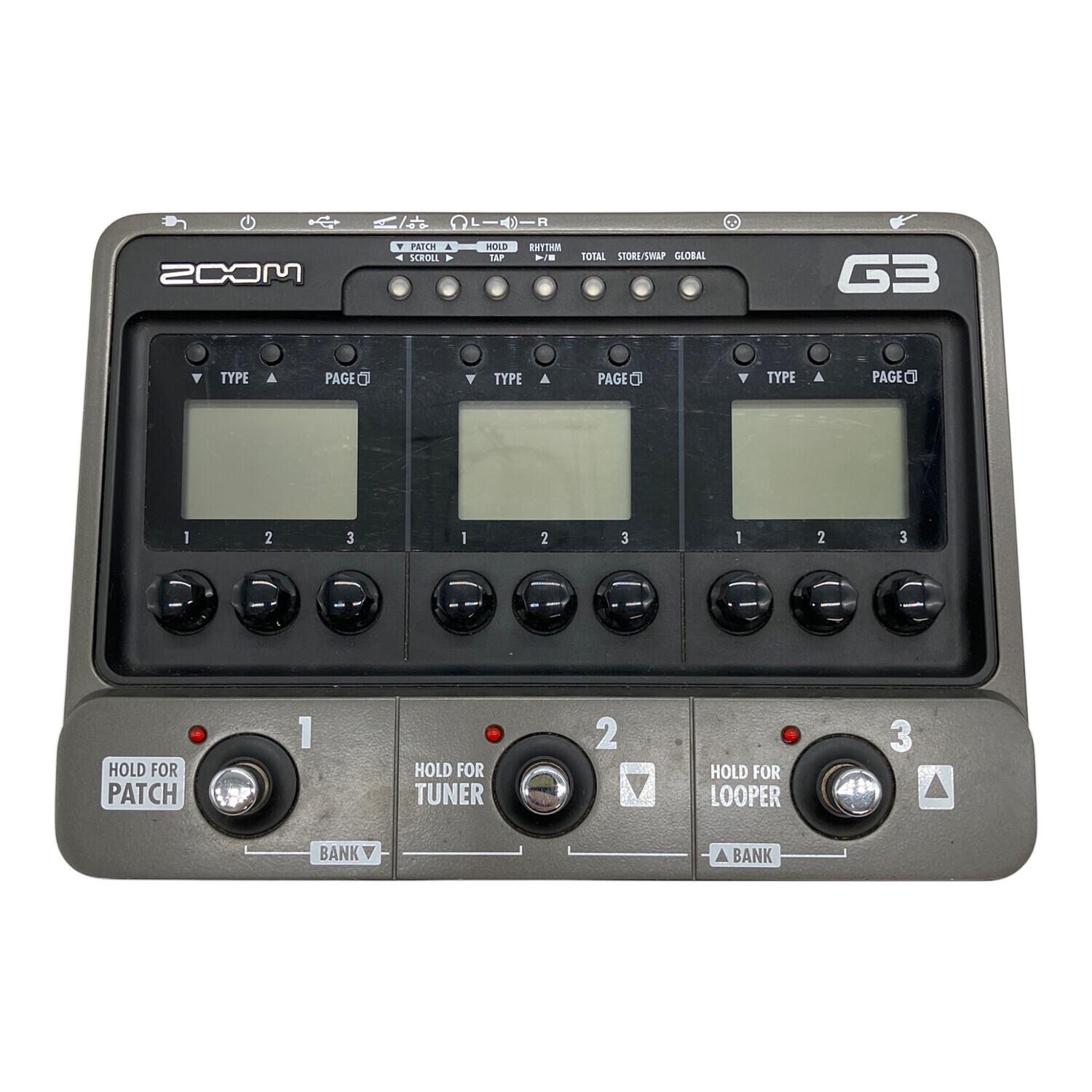 ZOOM (ズーム) マルチエフェクター G3｜トレファクONLINE