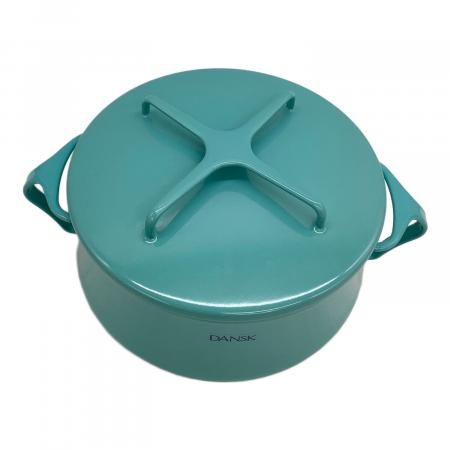 DANSK (ダンスク) 両手鍋 ターコイズ コベンスタイル 18cm 2.2L IH対応