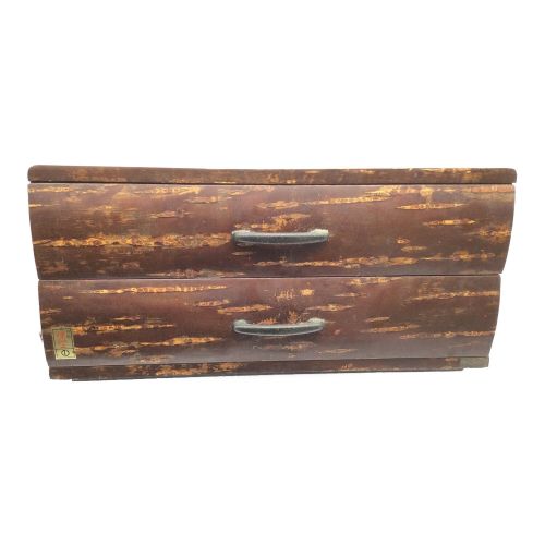 角館樺細工 桜皮細工 収納BOX ブラウン｜トレファクONLINE