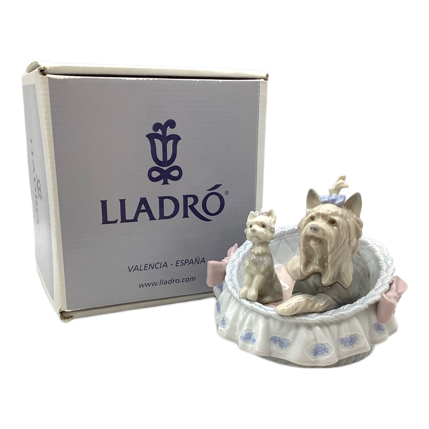 LLADRO (リヤドロ) フィギュリン 箱付 「ここが好き」 ヨークシャ