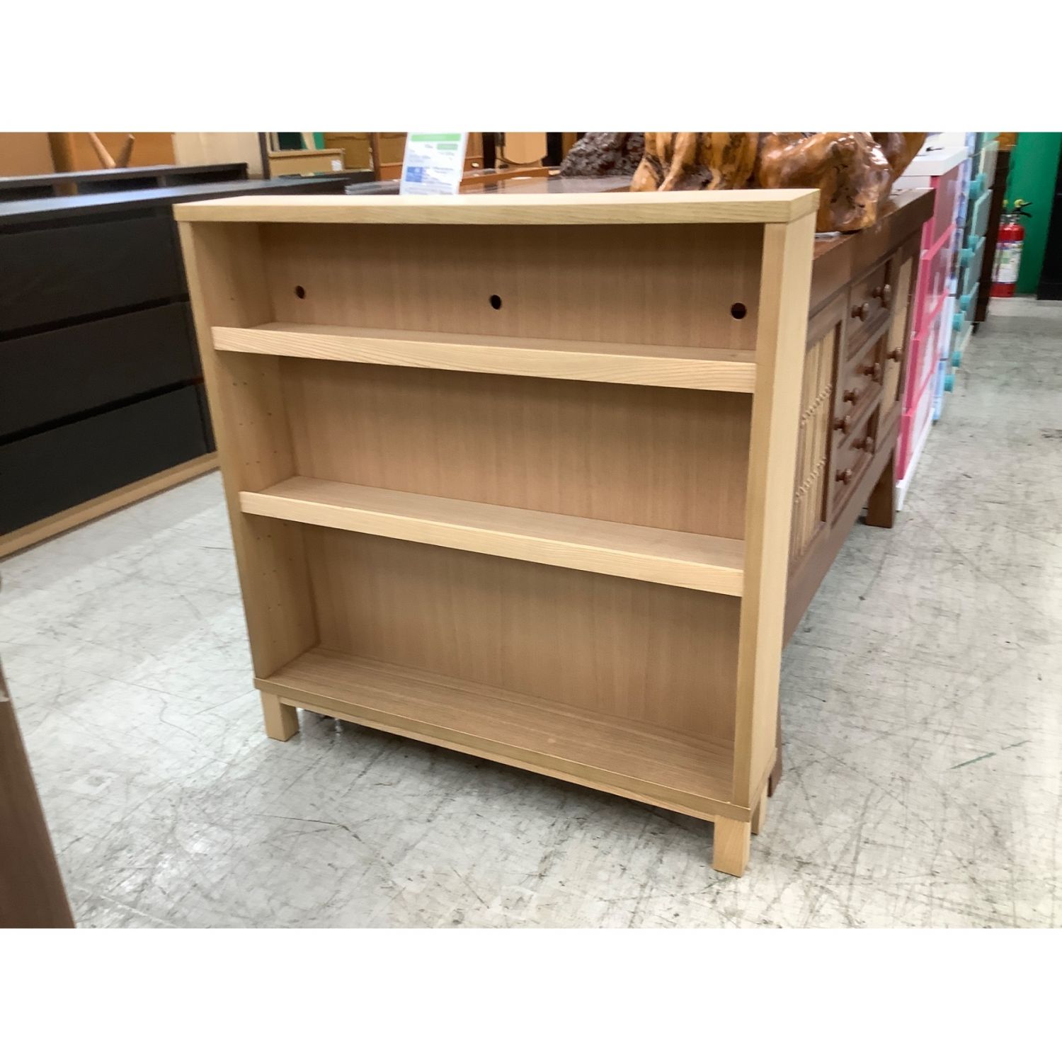 無印良品 (ムジルシリョウヒン) 本棚 ナチュラル ロータイプ