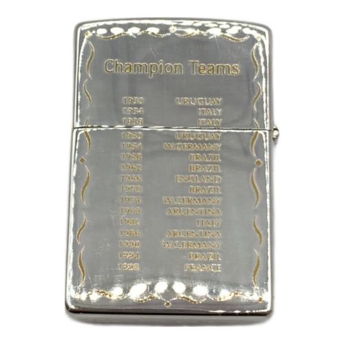 日韓ワールドカップ ZIPPO 両面盛り上げメッキ｜トレファクONLINE