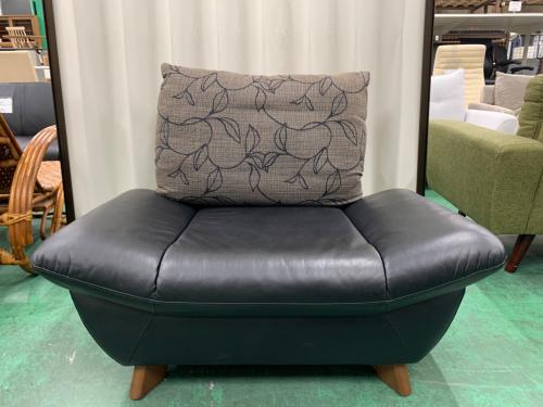 NAGANO INTERIOR (ナガノインテリア) 1人掛けソファー ブラック×グレー