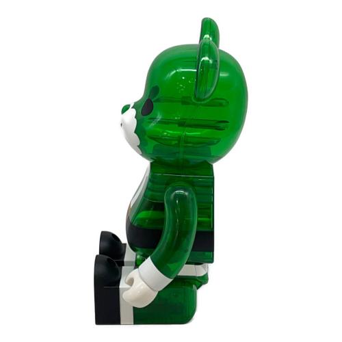 BE@RBRICK (ベアブリック) フィギュア 400% GREEN SANTA (絵本付き
