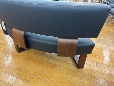 シギヤマ家具 (シギヤマカグ) ラウンドソファ ブラック グランド