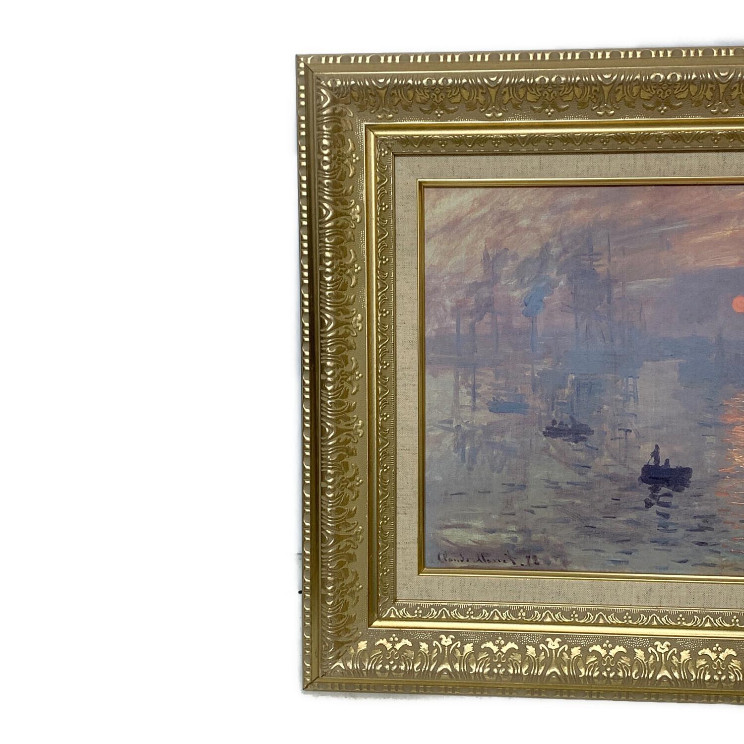 クロード・モネ 「印象・日の出」 プリハード複製画｜トレファクONLINE