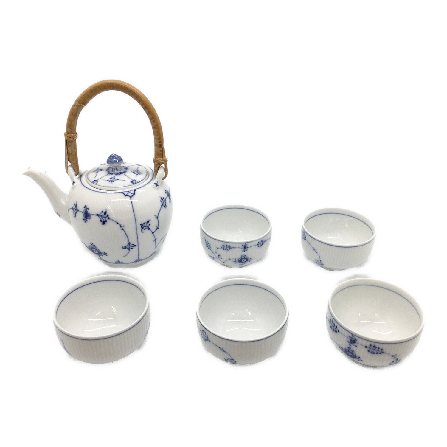 ROYAL COPENHAGEN (ロイヤル・コペンハーゲン) 茶器セット 箱無 ブルー