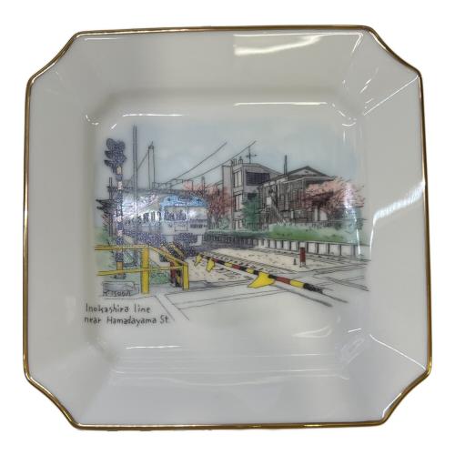 Noritake 京王電鉄50周年 記念絵皿 大プレート1P、小プレート5Pセット