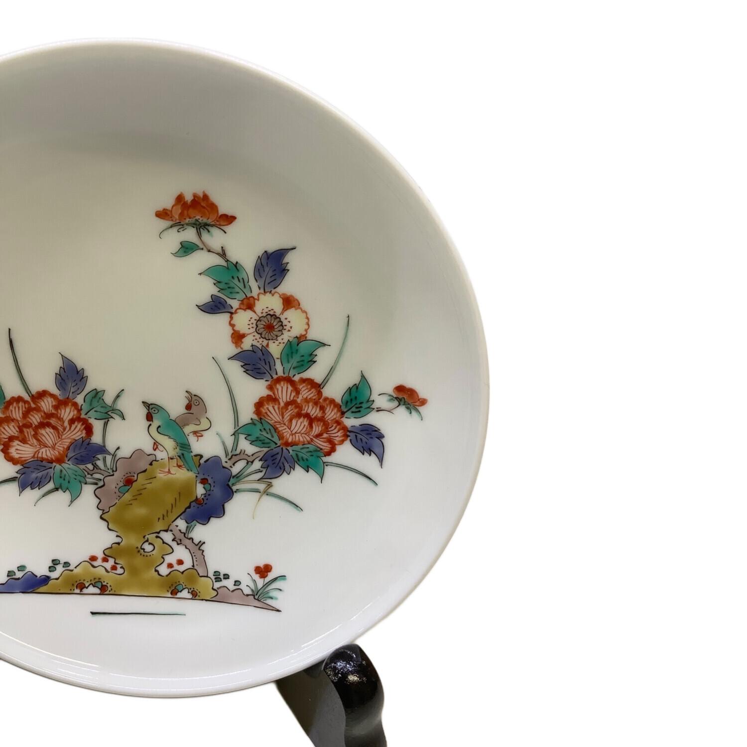 十四代酒井田柿右衛門 (-) 皿 錦 牡丹鳥文｜トレファクONLINE