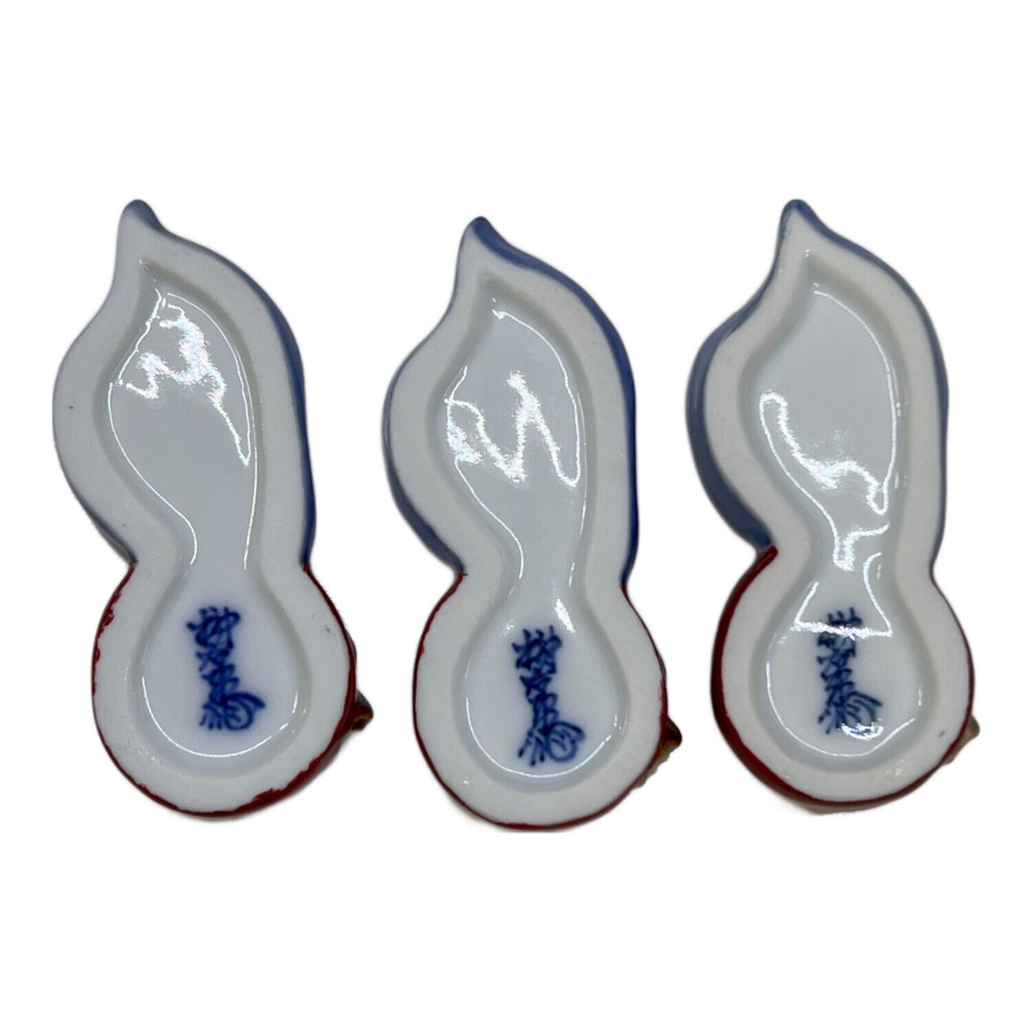 柿右衛門 (カキエモン) 箸置き 柿葉形 5Pセット｜トレファクONLINE