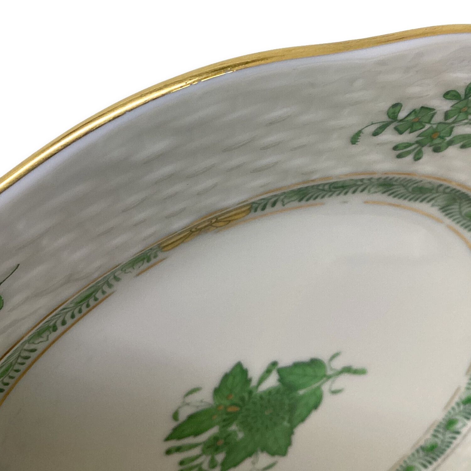 Herend (ヘレンド）アポニーグリーン デザートプレート 19cm