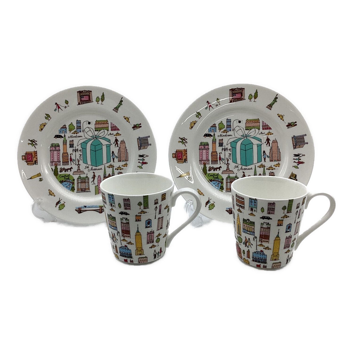 TIFFANY & Co. (ティファニー) マグカップ＆プレート 5TH アベニュー