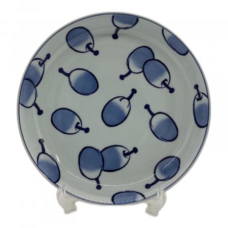 源右衛門窯 (ゲンエモンガマ) 染付プルーン 大皿・深皿セット