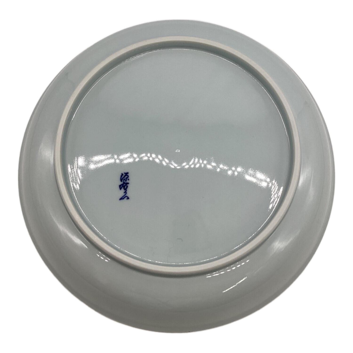 源右衛門窯 (ゲンエモンガマ) 染付プルーン 大皿・深皿セット