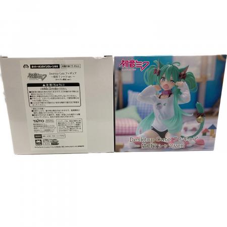初音ミク Desktop Cute 猫耳Tシャツver. タイクレ限定ver. フィギュア