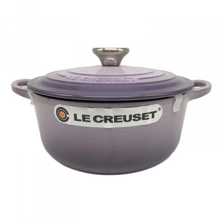 LE CREUSET (ルクルーゼ) 両手鍋 ブルーベルパープル ココットロンド